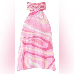PUCCI MARMO PINK HALTERNECK TOP